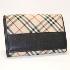 バーバリーブルーレーベル BURBERRY BLUE LABE 二つ折り財布