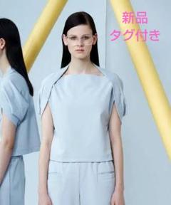 新品タグ付き　AVIE アビィ　ショルダーカバートップス　ライトグレーのサムネイル