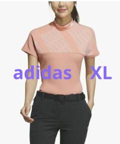 アディダスゴルフ　美品　レディース　XL 半袖 モックネック　吸汗速乾