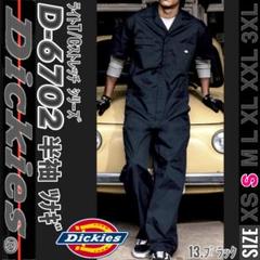 ディッキーズ　D-6702　13.ブラック　M　 ストレッチ　半袖ツナギ ディッキーズ D-6702 13.ブラック S ストレッチ 半袖ツナギ