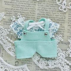 ぬいぐるみ用 シャツ サロペット ぬい服 10cm