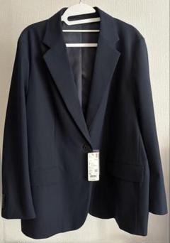 UNIQLO リラックステーラードジャケット ネイビー XL 新品
