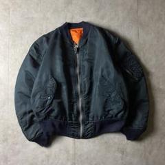 80s ALPHA MA-1 usa製 IDEAL フライトジャケット ネイビー