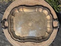 イギリスの素敵なヴィンテージ•銀のトレイ　VINERS ALPHA PLATE イギリスの素敵なヴィンテージ•銀のトレイ VINERS ALPHA PLATE