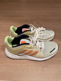新品　adidas ランニングシューズ ホワイト/オレンジ/ライム