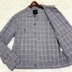 【極美品•XL✨】ジョゼフオム ジャケット 薄手 グレンチェック グレー 50