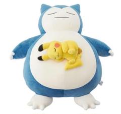 ポケモン★♥おやすみ カビゴン&ピカチュウ♥★もっちり ぬいぐるみ