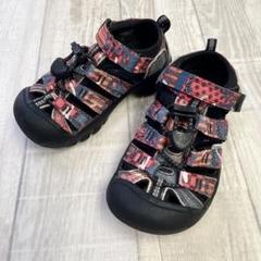 《Keen キーン》16㎝ プリント キッズサンダル アウトドア 水遊び
