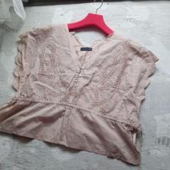 S.T.CLOSET FRABJOUSスカラップ麻リネン混フリル