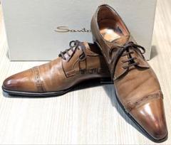 【極上品】SANTONI 10395 レースアップシューズ size7 極上品】SANTONI 10395 レースアップシューズ size7