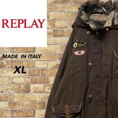 リプレイ　イタリア製　ダックジャケット　マウンテンパーカー　ビッグシルエットXL