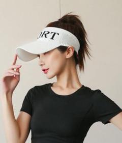 b33 レディース☆紫外線対策☆吸汗☆日よけ☆キャップ☆女性用☆帽子☆白 34