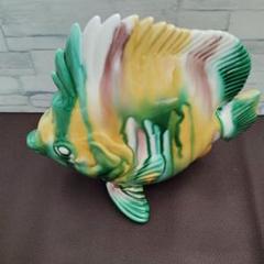 横石嘉助 平戸焼 長崎三彩 魚 置物 共箱 横石嘉助 平戸焼 長崎三彩 魚 置物 共箱 - メルカリ