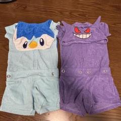 双子用　ポケモンロンパース　2点セット　ポッチャマ　ゲンガー　繋ぎ　幼児　キッズ