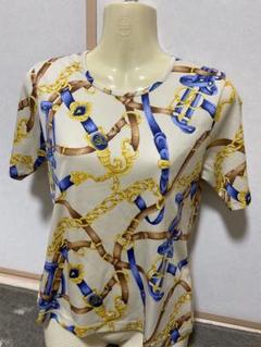 チェーン柄 半袖Tシャツ
