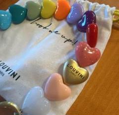 louviniルヴィニパリ♡ハンドストラップ新品　レインボー 予約販売【LOUVINI】 ハンドストラップ PETIT CUORE RAINBOW – R