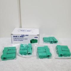 Iwillink RJ45 Cat6 キーストーンカプラー LAN 25個
