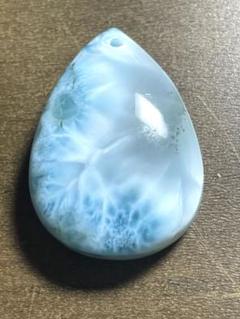美しいぷるぷる波模様 高品質ラリマー原石♡ 深い癒し、美しい一粒ラリマー［ラリマー／アイスラリマー／水晶