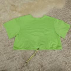 LE CIEL BLEU 蛍光グリーン クロップドTシャツ 36のサムネイル
