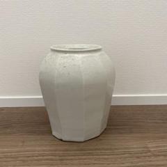 李朝壷　丸壷　白磁　塩笥壺　韓国骨董品.スッカラ.アンティーク.古民芸.立原正秋 李朝壷 白磁 丸壷 塩笥壺 韓国オンギ.骨董品.スッカラ