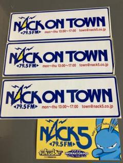 FM NACK5 「ナックオンタウン」超限定ステッカー FM NACK5 「ナックオンタウン」超限定ステッカー