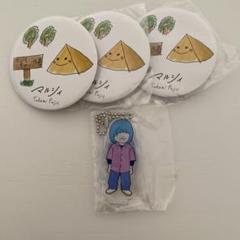 マルシィ　缶バッチ&アクリルキーホルダー