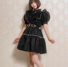 manon tokyo フリルジャガードベルトワンピース　白 m35439341514_1.jpg?1724652072