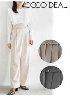 アシメタックワイドパンツ COCO DEAL