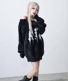 REFLEM ブラック/レッド ストライプニット 会員様限定 お買い得商品 REFLEM ストライプニット ブラック