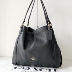 COACH コーチ　イーディ　2way ハンドバッグ　レザー　ブラック　極美品 COACH】コーチ公式オンラインストア