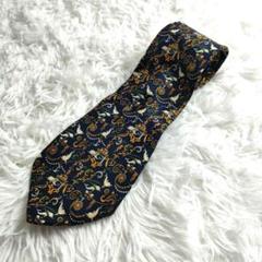美品♪ サルヴァトーレフェラガモ ネクタイ メンズ シルク イルカ 総柄 上品♪