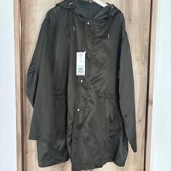 新品 サテン COMME CA ISM スプリングコート　M カーキ