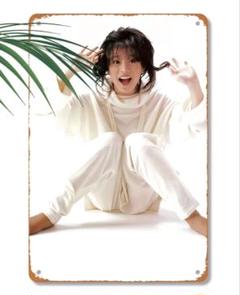 美品★希少★レア★中森明菜 なかもりあきな 木製 木版 パネル ポスター Yahoo!オークション - 中森明菜 木製パネル ポスター 昭和