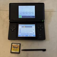 任天堂 DS Lite 本体 ブラック　USG-001 カセット付き　ドラクエ