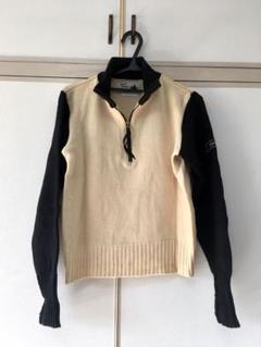 美品！　箱付き　ラングリッツレザー　ハーフジップセーター　箱付き ラングリッツレザーハーフジップセーター箱付き