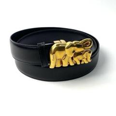 [入手困難] カルティエ Cartier ベルト エレファント 象 ゴールド