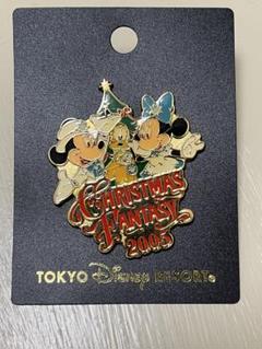 【レア物】ディズニー　2005年クリスマス　ミッキーと仲間たち　ピンバッジ 2025年最新】東京ディズニーランド クリスマス・ファンタジー