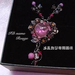 新品未使用箱付き　ANNA SUI　アナスイ　ハート　フラワー　ネックレス　花