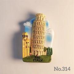イタリアお土産　ピサの斜塔 冷蔵庫マグネット
