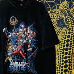 聖闘士星矢 Tシャツ 夏 新品 お洒落 XL 2XL 黒 せいんとせいや