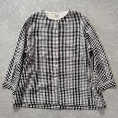 Lene Bigギンガムチェック フレアブラウス bulle de savon