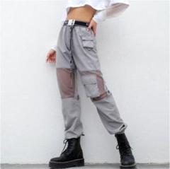 かっこいい オシャレ メッシュ パンツ