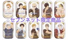 ハイキュー!! セブンネット限定 クールダウン スクエア缶バッジセット ハイキュー セブンネット限定 おすわり＆クールダウン スクエア