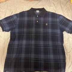 A BATHING APE ポロシャツ XL 黒と白のチェック 001POK801001_PUR_A_45b73fda-