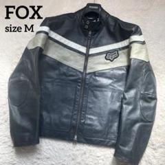 ✨本革✨フォックス FOX シングルライダースジャケット バイク
