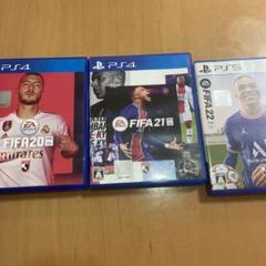 FIFA20、21、22ゲームソフトセット（22だけPS5版）