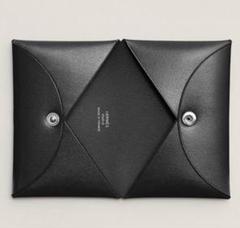 HERMES カルヴィデュオボックスカーフ黒W刻印