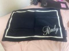 【新品未使用】Rady 枕カバー ピローケース ブラック＆ホワイトロゴ