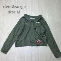 rivet&surge リベットアンドサージ ワッペン ミリタリー シャツ M