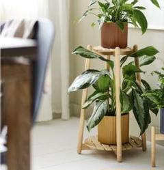 IKEA 限定コレクション　ダクシュース プラントスタンド　竹製　高さ60cm IKEA 限定コレクション ダクシュース プラントスタンド 竹製 高